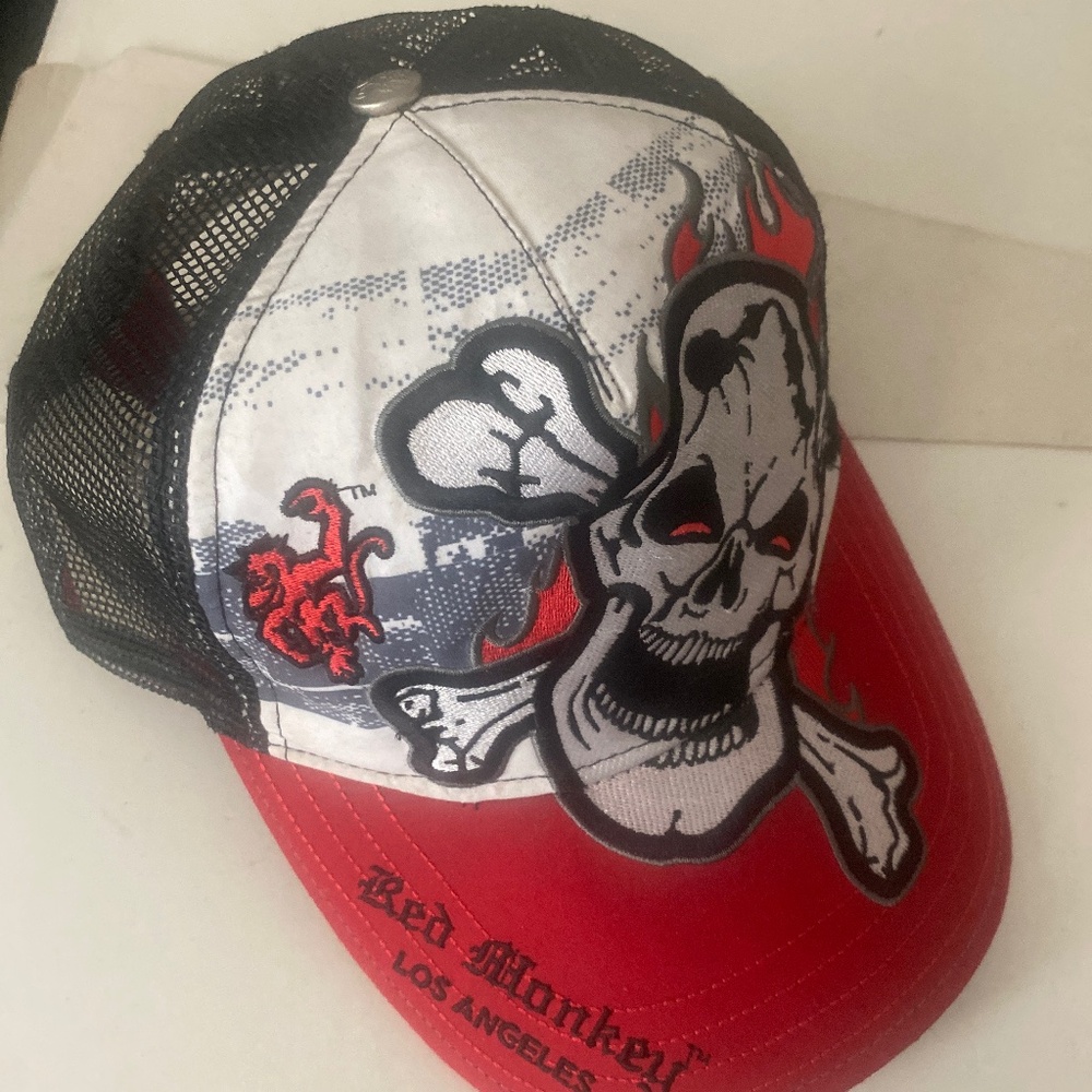 Red Monkey Vintage Limited Edition EmbroideredHat Sz OS